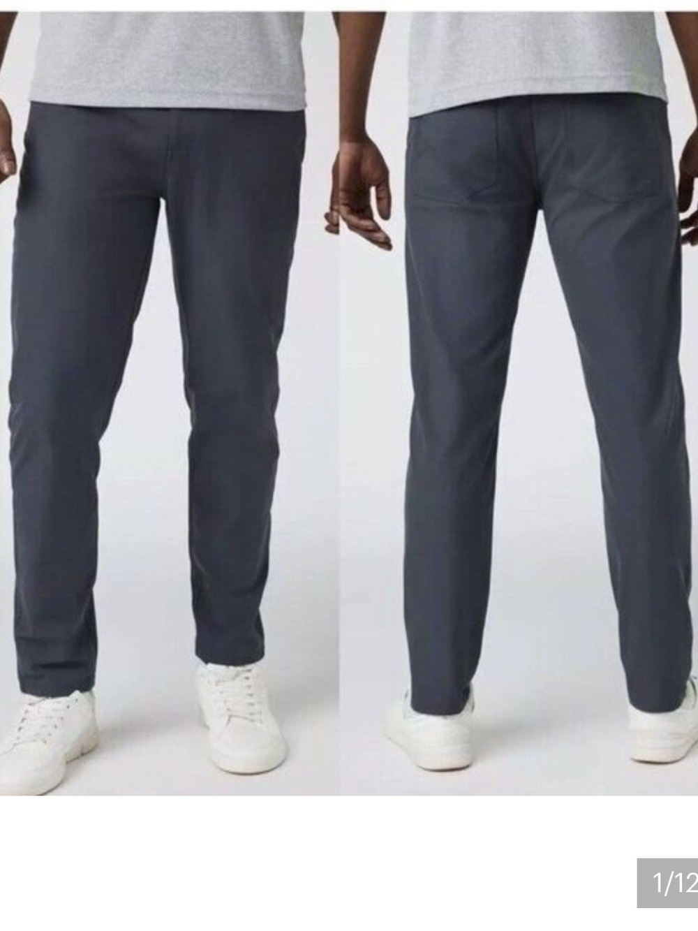 Vuori Men's Meta Athletic Flat Front Performance Pants New no tags